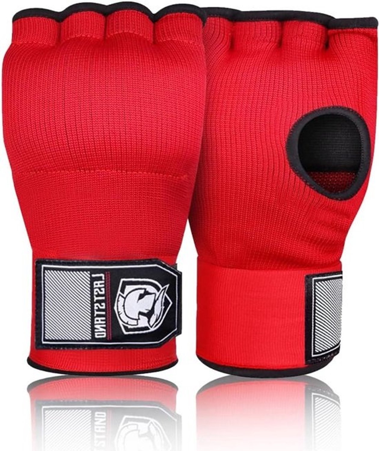 Boksen wraps - Binnenhandschoenen voor handwraps - Vechtsporttraining - Verdikte siliconen vulling - 69 cm polsband - Rood