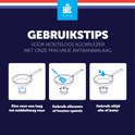 Gebruikstips: kies voor laag tot middelhoog vuur, gebruik siliconen of houten spatels, gebruik altijd olie of boter.