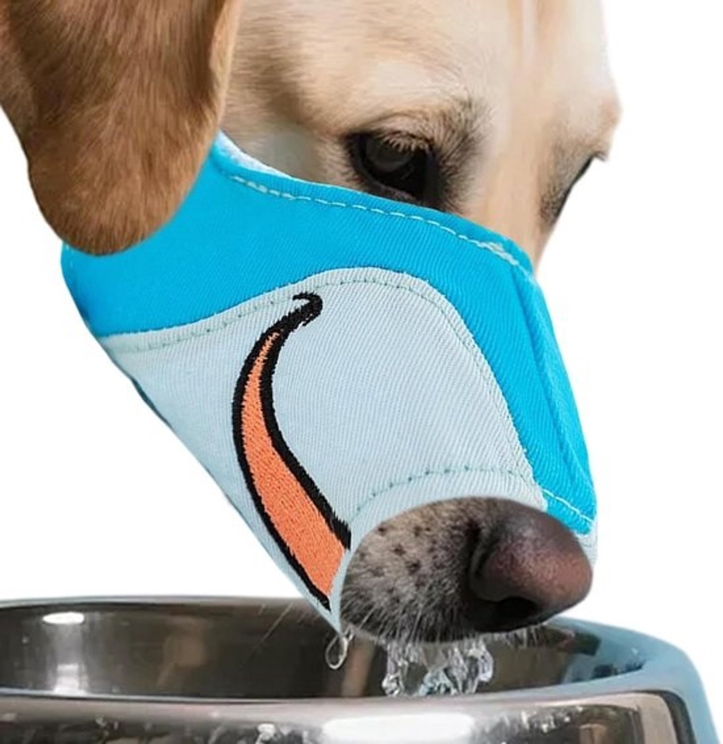 Hondenmuilkorf - Mondbeschermer voor honden - Veiligheid en training - Ademende stof - Maat S - Blauw