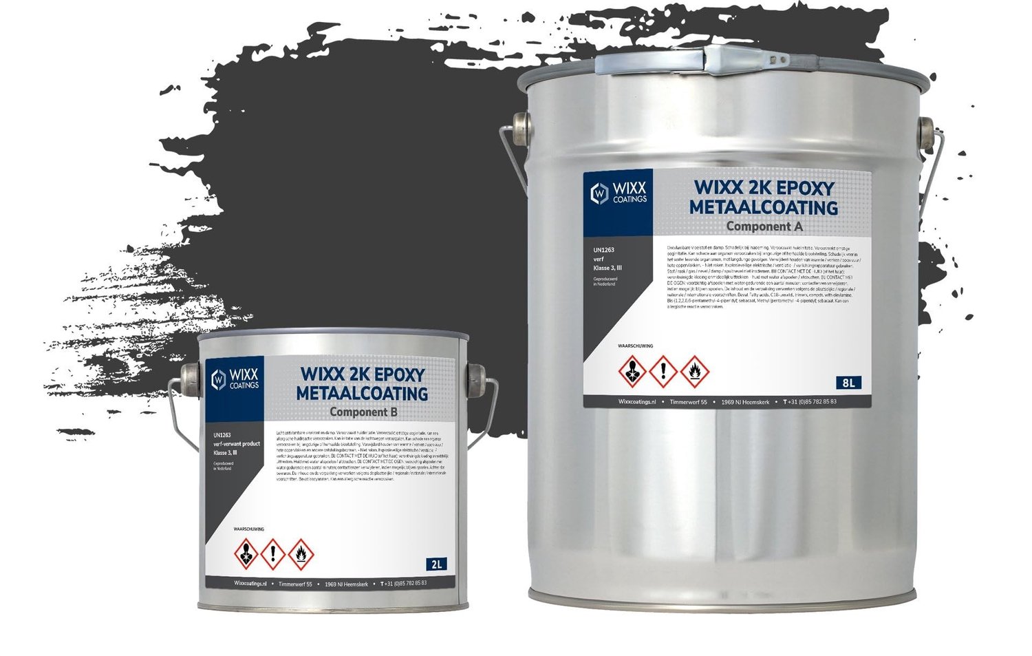 2K Epoxy Metaalcoating - 9005 Jet Black - 10L
