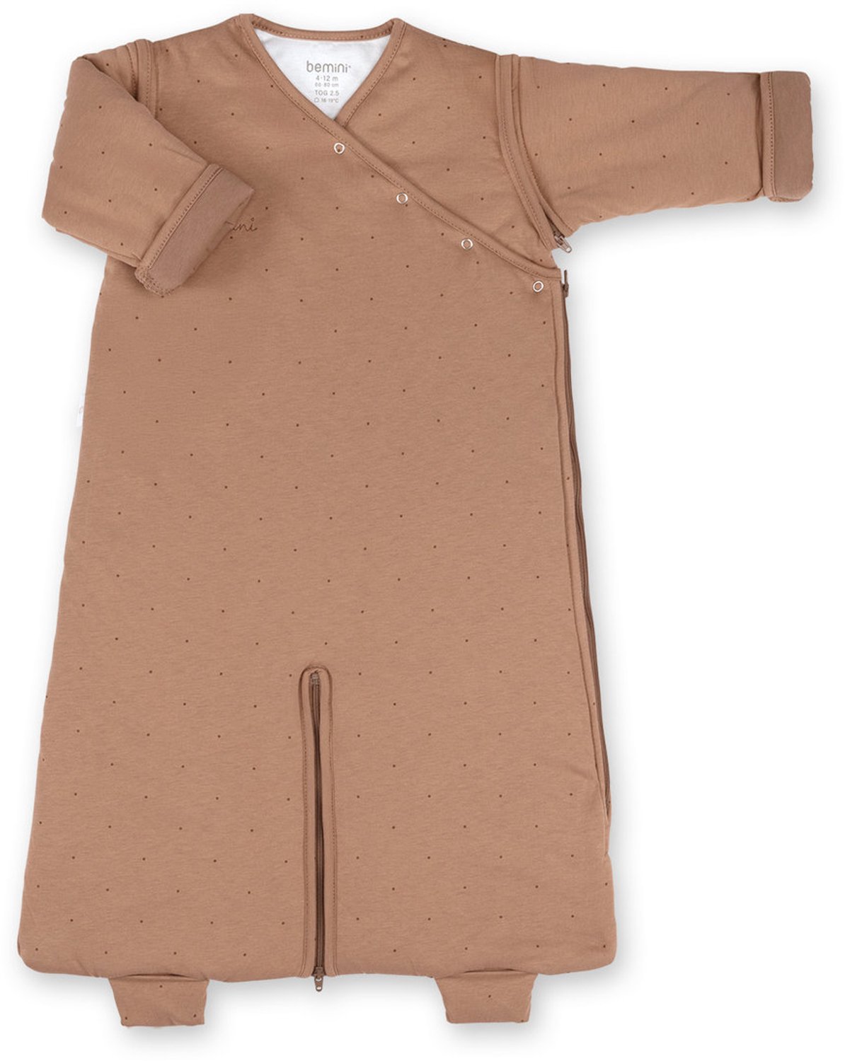 BEMINI Babyslaapzak - MAGIC BAG 4-12m - TOG 2.5 - Knus cocon - Muffin