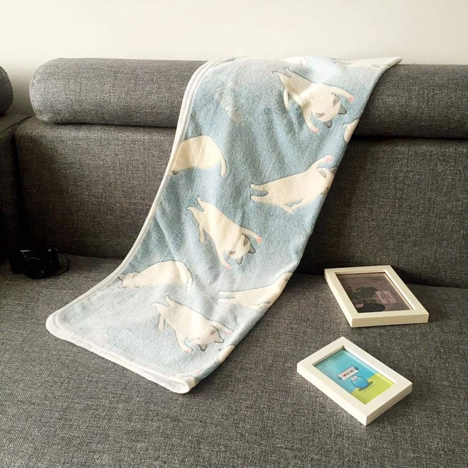 Deken - Hoog ademend vermogen - Premium zware dekens - Rustig slapen voor volwassenen en kinderen, duurzame dekbedden en hoogwaardige constructie -1_70 cm * 100 cm