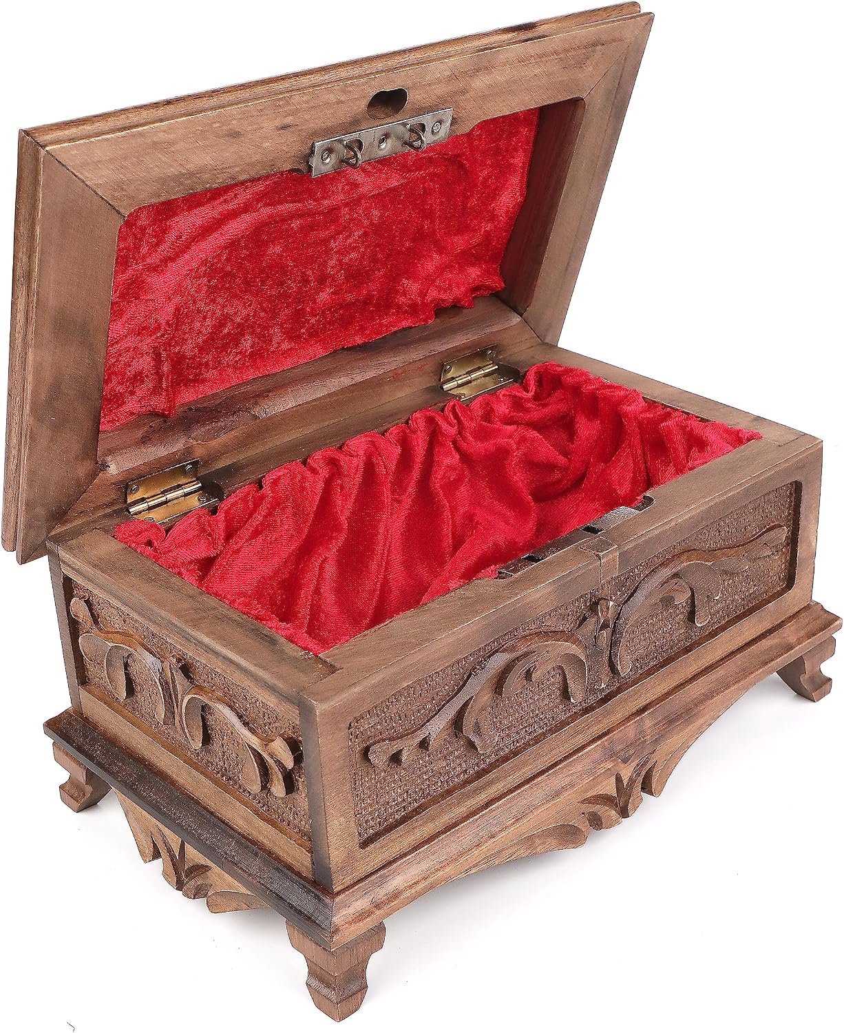 Treasure Secret Magic Box Handgemaakte Unieke Sieraden Doos met Verborgen Sleutel 10"x6"x5" (25cmx15cmx12cm)