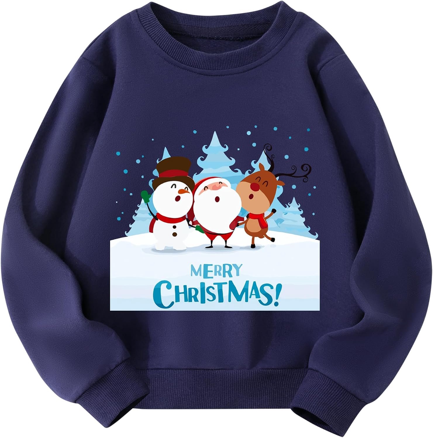 Sweatshirt Jongens en Meisjes Christmas Sweater Kids Katoen Kerst Kleding voor Kinderen Leeftijd 2-7 Jaar