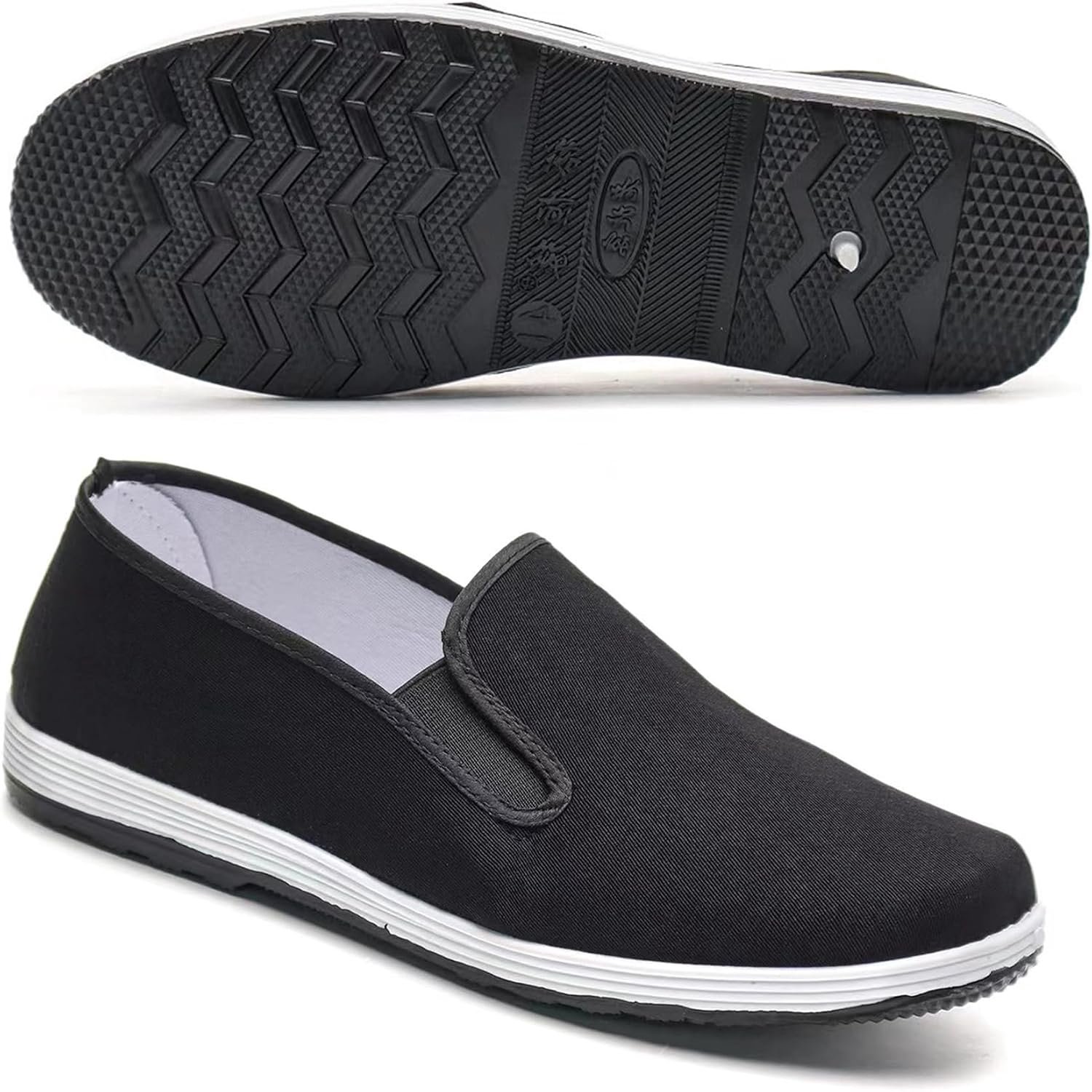 Kung Fu-pantoffels Traditionele Tai Chi-schoenen Oude Beijing vechtsportschoenen Canvas rubberen zool voor dames en heren