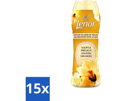 15 x Lenor - Geurbooster - Gouden Orchidee - 22 Wasbeurten - Voordeelverpakking - 15 stuks