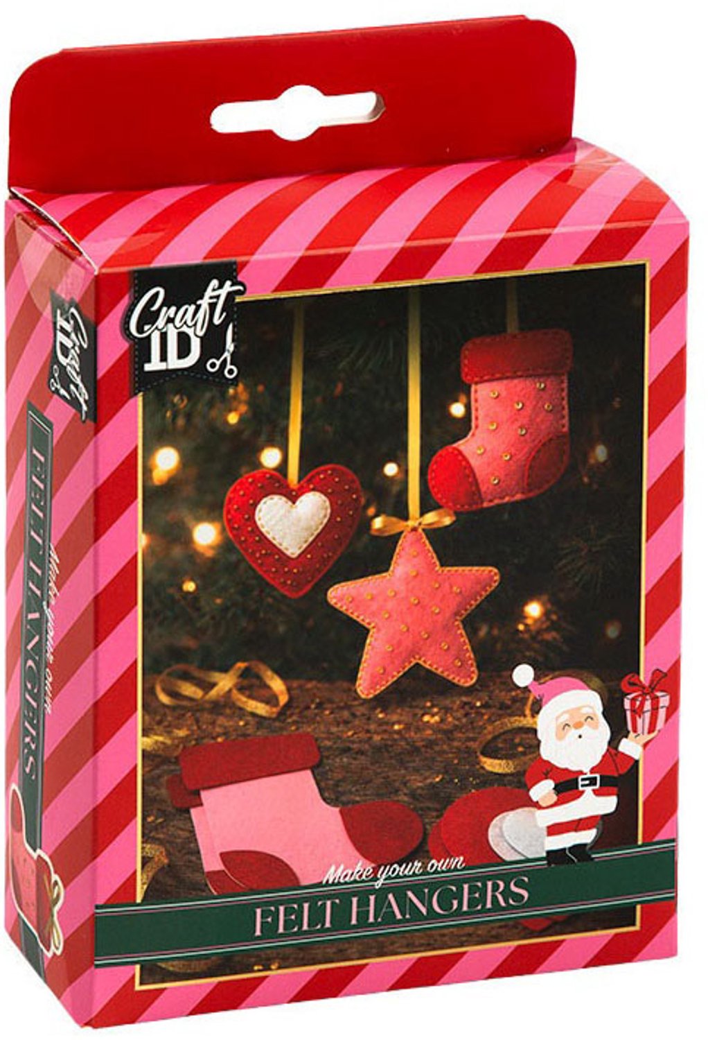 Vilten Hangers Kerstmis - 12x12cm