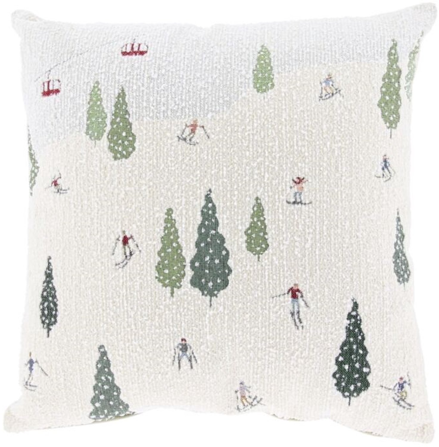 Unique Living Sierkussen Winter - dessin 2 - 45x45cm Multikleur