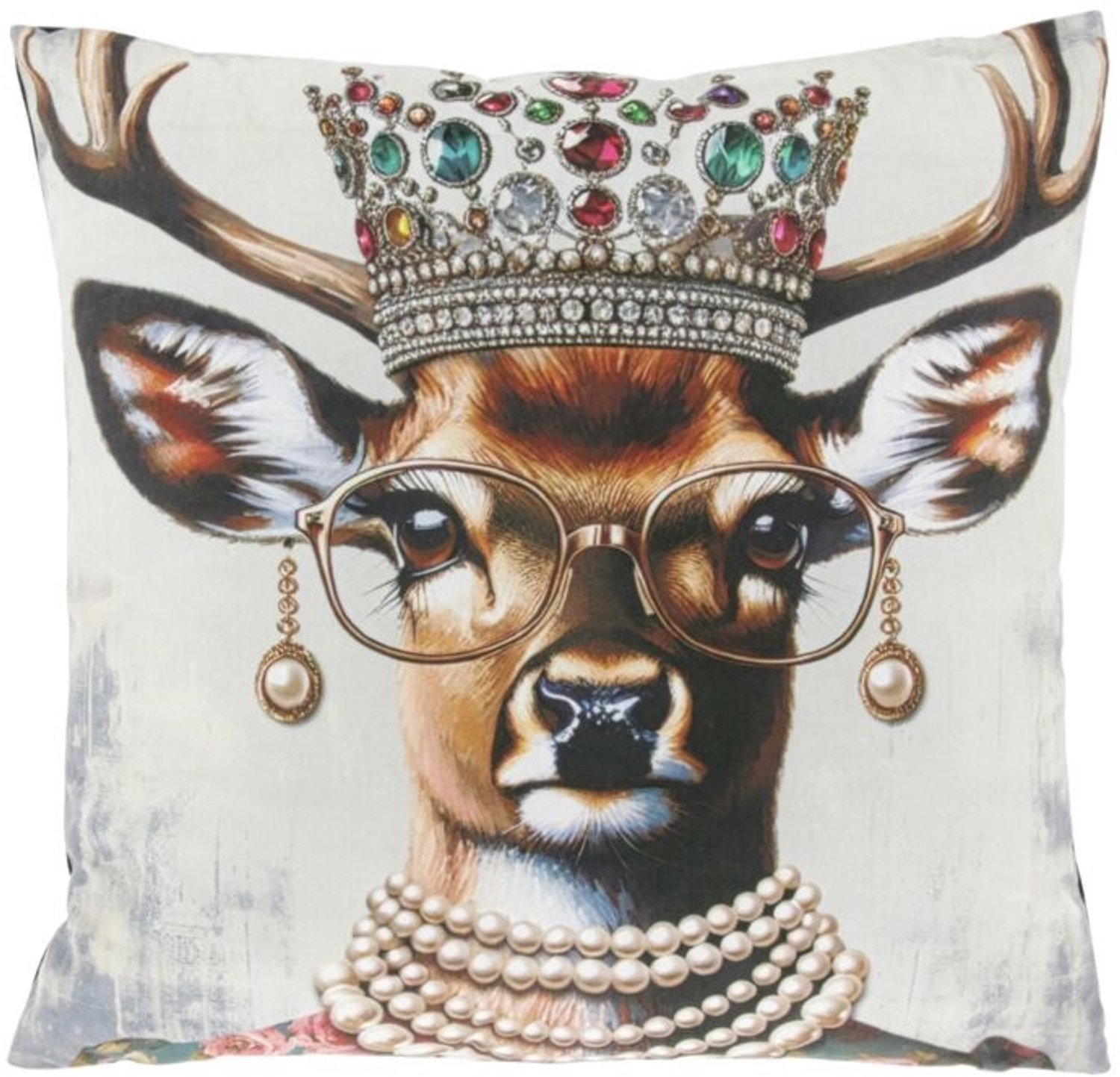 Unique Living Sierkussen Milo - dessin 9 - 45x45cm Multikleur