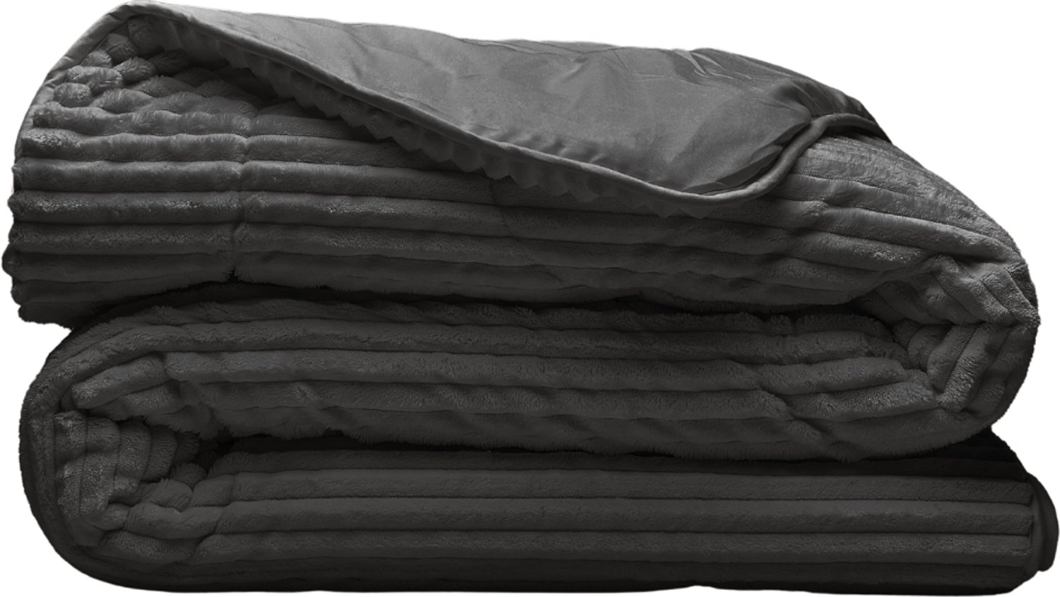 Zelesta Special Teddy Groove Dekbed - Antraciet 160x220cm Anthracite