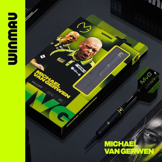 Winmau Michael van Gerwen MVG Core Brass - Dartpijlen van Winmau — afbeelding 3