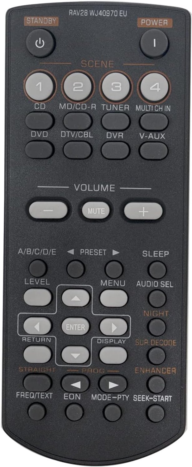 Afstandsbediening Vervangen - Compatibel met Yamaha Home Theater - Eenvoudig te gebruiken - Geen installatie nodig - Vemera