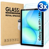 3 Stuks Screenprotector - Geschikt voor Samsung Galaxy Tab A11 Plus / Tab A9 Plus - Gehard Glas - Tablet Beschermglas - Tempered Glass - Screen Protector