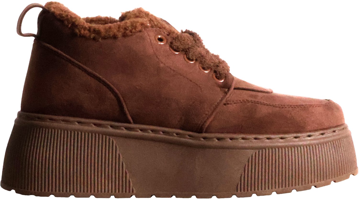 Hoge sneakers met veters