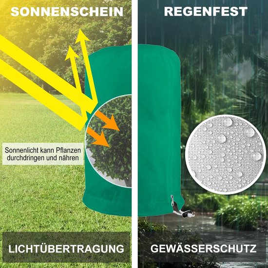 Winterbescherming voor planten, herbruikbaar, 160x240 cm — afbeelding 4