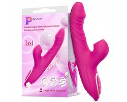 PREVION-Vibrator dildo voor vrouwen-Clitoral Stimulator vibrators-Sex Toys voor Vrouwen-Seksspeeltjes-appbediening-zuig-tril-en uitschuiffunctie
