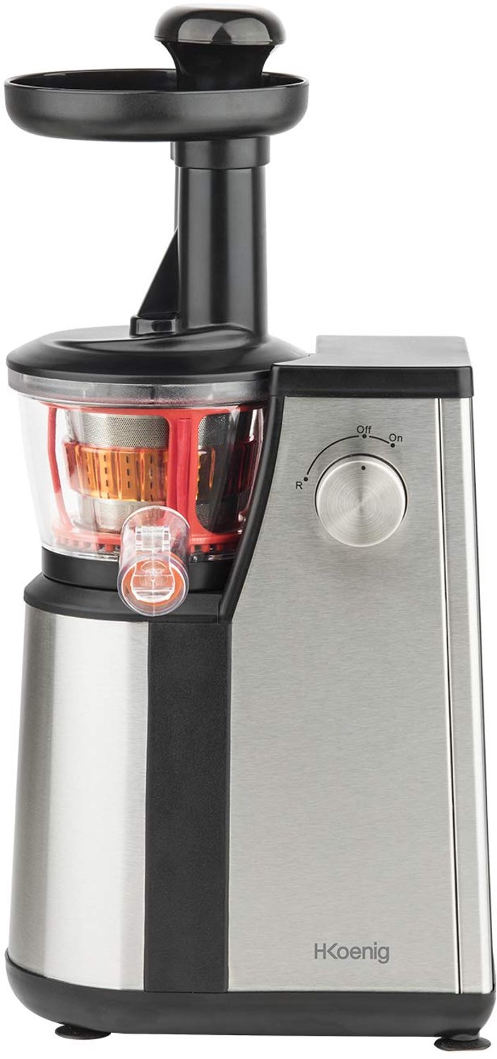Vertical Juicer, Zwart, Roestvrijstaal, Vitamine, Juicer, BPA-Vrij, 82 mm, Grote Mond, Zachte Druk, 60 Toerental, 400 W — afbeelding 5