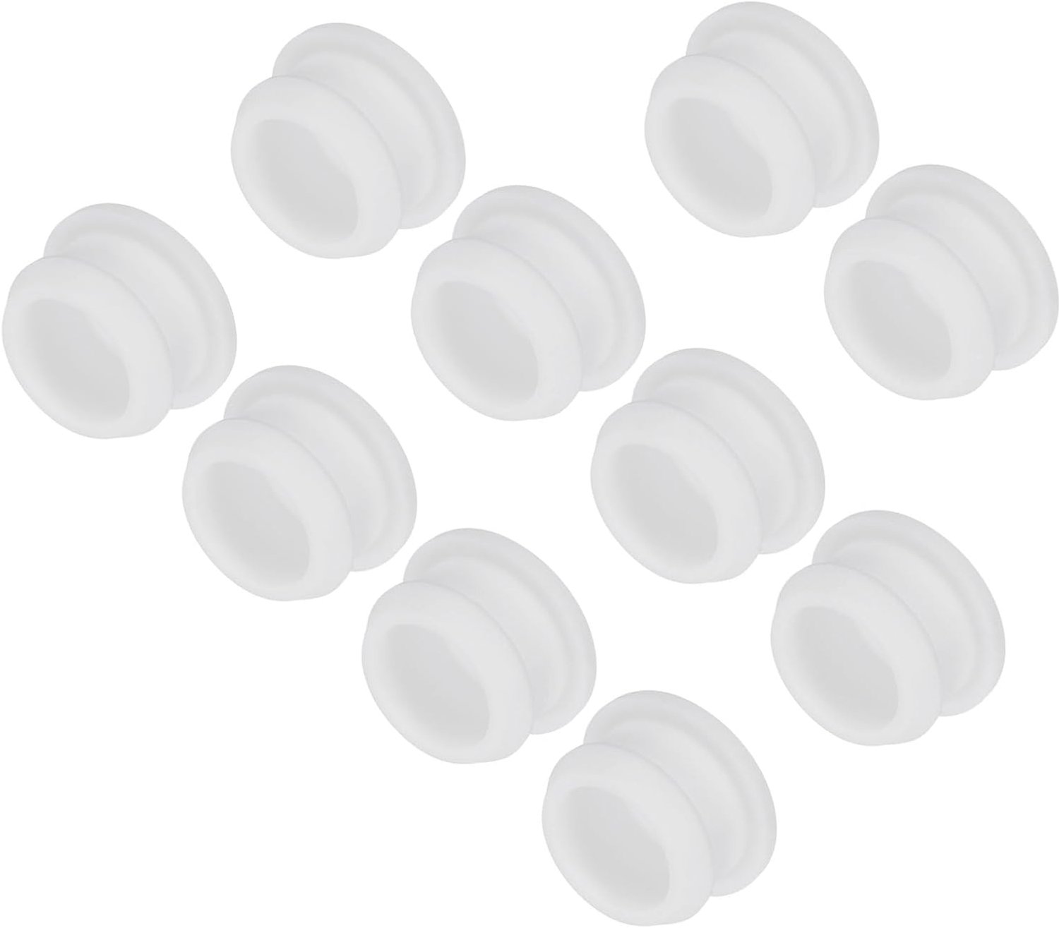 Kliksluiting 19 mm - rubber - rond paneel - afdichting spoelbak, 10 stuks - Vemera