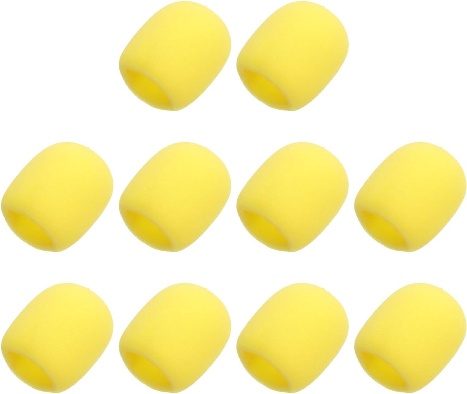 microfoonhoes 40 mm - schuimrubber - winddicht - voor podcasts en spraakopnames - 10 stuks - m-winkel