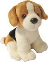 Boony 'Natural Decoration' pluche beagle 20 cm, zittend.