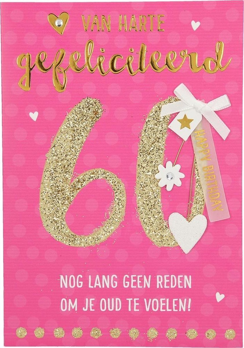 Bol Com 60 Van Harte Gefeliciteerd Nog Lang Hartelijk Gefeliciteerd 60 Jaar