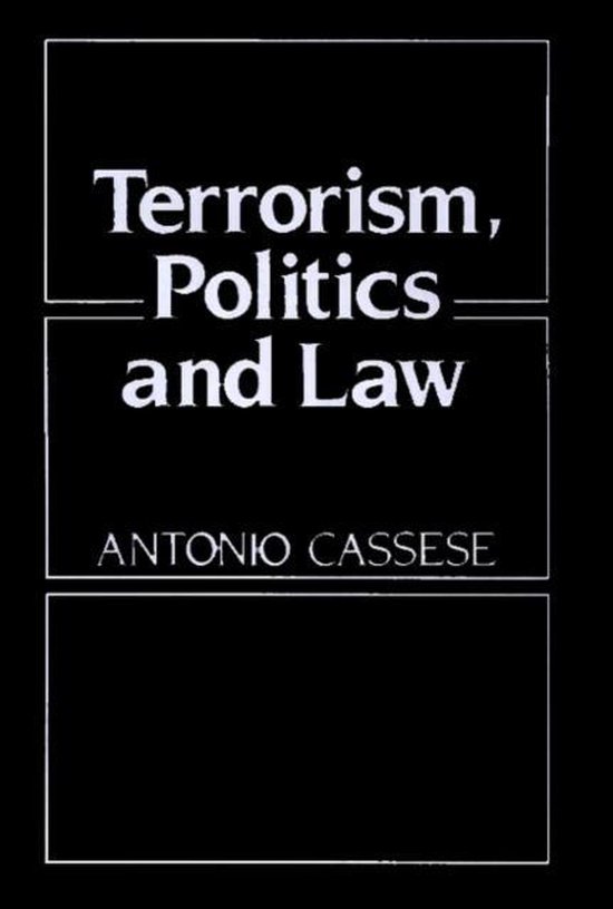Terrorism, Politics and Law - cover