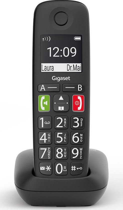 Gigaset E290 E draadloze IP-telefoon zwart