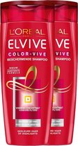 L'Oréal Paris Elvive Color Vive - 2 stuks Voordeelverpakking - 250 ml - Shampoo