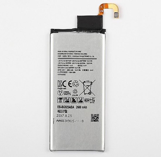 2600mAh Li-polymeer batterij EB-BG925ABA voor Samsung Galaxy S6 edge /  G925K / G925S /... | bol.com