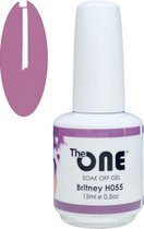 The One Pro - Gellak 15ml - kleur Britney Paars H055 - Gel Nagellak