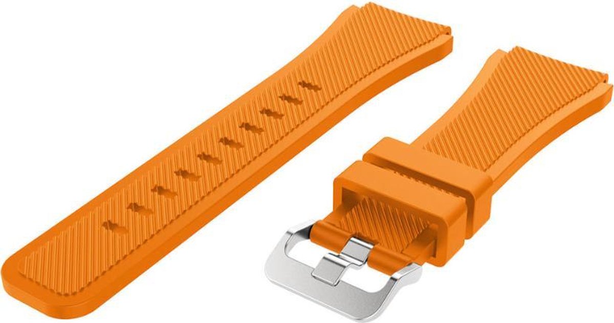 geschikt voor Polar Vantage M silicone band - oranje - 46mm
