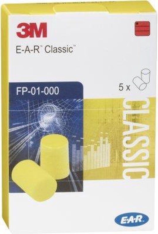 3M E-A-R oordop Classic 50 sets à 5 paar (FP-01-000) - 3M