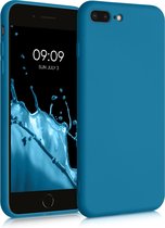 kwmobile telefoonhoesje voor Apple iPhone 7 Plus / 8 Plus - Hoesje voor smartphone - Back cover in Caribisch blauw