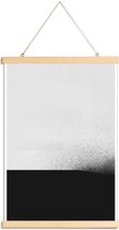 JUNIQE - Posterhanger Black 00 -40x60 /Grijs & Wit