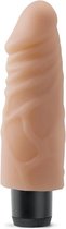 Real Feel Deluxe - dildo - dildo vibrator - dildo vrouwen - dildo mannen - dildo anaal - dildo xxl   - 15 cm - 5 cm doorsnede - blank - werkt op 2 aa batterijen - met zuignap - nr 4