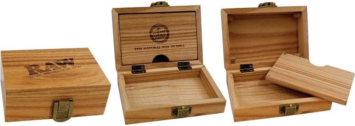 Raw wooden box