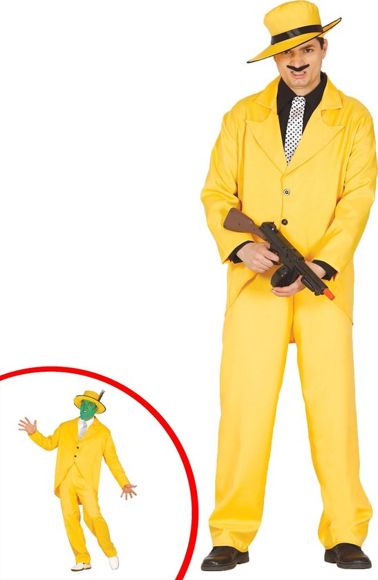 Fiestas Guirca - Kostuum Yellow gangster (48-50)