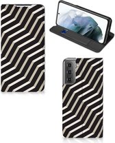 Telefoonhoesje met Pasjeshouder Geschikt voor Samsung Galaxy S21 FE Smartphone Hoesje Illusion
