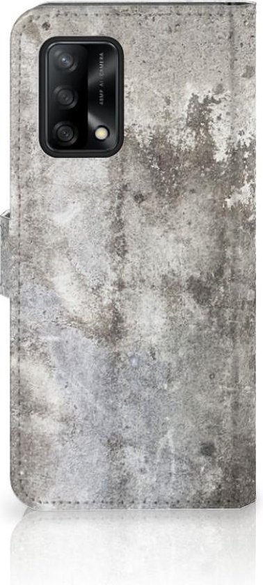 Flipcover OPPO A74 4G Phone Case Béton