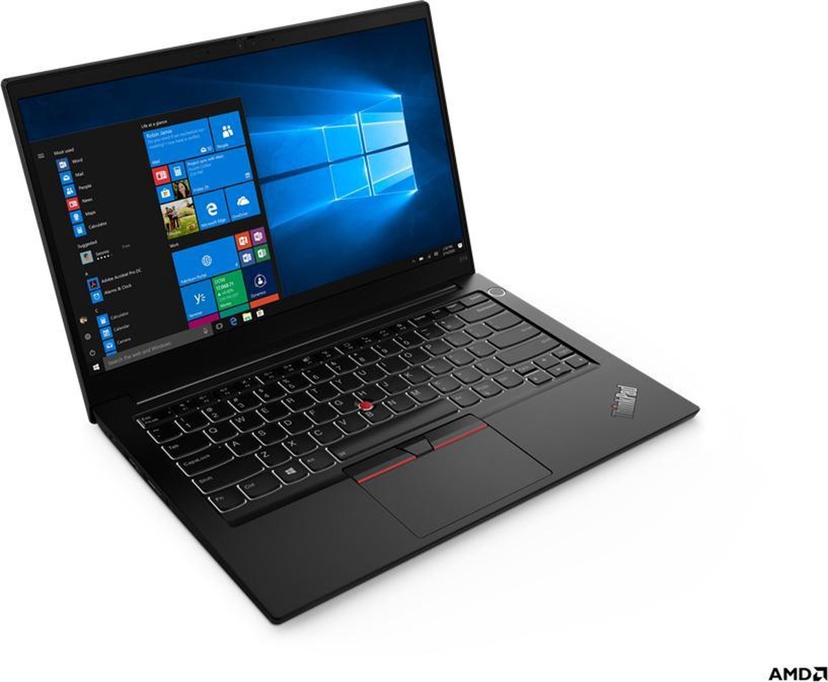 Lenovo ThinkPad E14 DDR4-SDRAM Notebook 35,6 cm (14") 1920 x 1080 Pixels AMD Ryzen 5 8 GB 256 GB SSD Wi-Fi 6 (802.11ax) Windows 10 Pro Zwart
