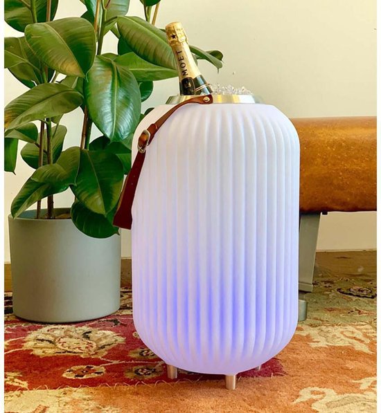 The.Lampion M - Multicolor lamp & Wijnkoeler & Bluetooth Speaker | bol.com