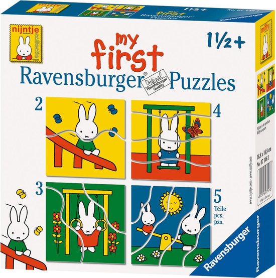 Netjes ethisch slachtoffers Ravensburger nijntje My First Puzzels -2+3+4+5 stukjes - kinderpuzzel |  bol.com