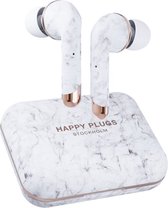 Happy Plugs Hoofdtelefoon Air 1 Plus In Ear White Marble