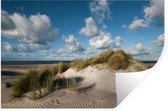 Muurstickers - Sticker Folie - Uitzicht op het landschap van Schiermonnikoog - 120x80 cm - Plakfolie - Muurstickers Kinderkamer - Zelfklevend Behang - Zelfklevend behangpapier - Stickerfolie