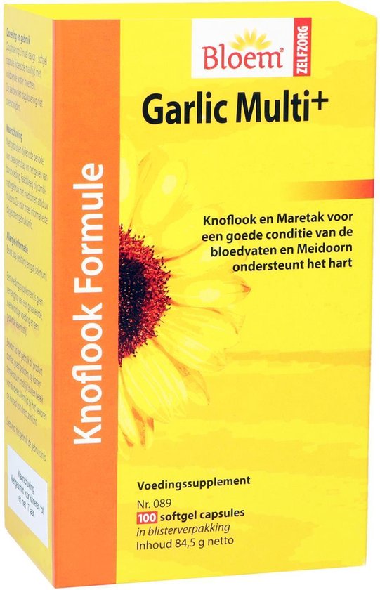 Bloem Garlic Multi+ - 100 capsules - Voedingssupplement - Bloem