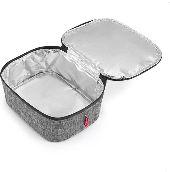 Reisenthel Coolerbag M Pocket Koeltas - 4,5L - Twist Silver Grijs van Reisenthel — afbeelding 4