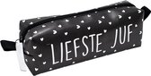 Verhaak Etui Liefste Juf 23 X 7 Cm Zwart/wit