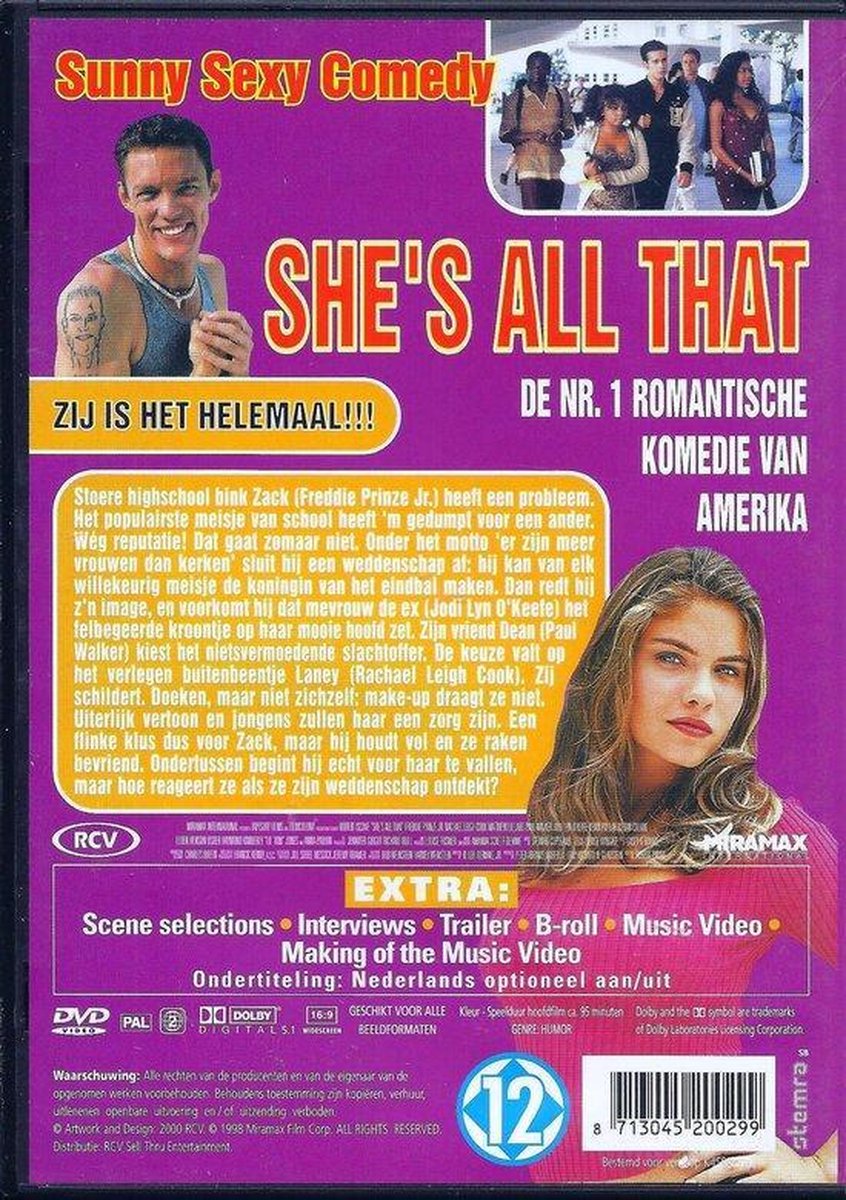 She's All That (Dvd), Jodi Lyn OKeefe Dvd's