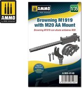 Browning M1919 With M20 AA Mount - Scale 1/35 - Ammo by Mig Jimenez - A.MIG-8148