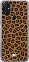 6F hoesje - geschikt voor OnePlus Nord N10 5G -  Transparant TPU Case - Leopard Print #ffffff